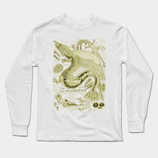 EgertronPuck's Snallygaster Anatomy Illustration Long Sleeve T-Shirt